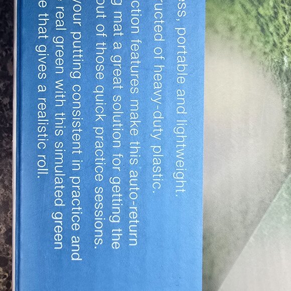 NIP / SEALED Brookstone Automatic Putting Cup Cordless Portable - Picture 4 of 4